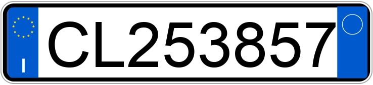 Numer rejestracyjny CL253857 posiada BMW Serie 3