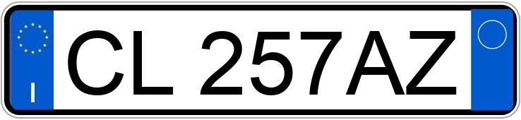 Numer rejestracyjny CL257AZ posiada PEUGEOT 206 206 1.4 HDi 5P XT (50 kw)