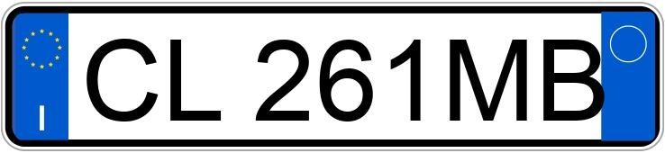 Numer rejestracyjny CL261MB posiada FIAT Punto 3a serie