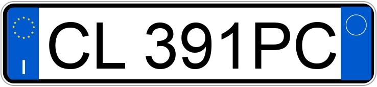Numer rejestracyjny CL391PC posiada RENAULT Megane 2a serie