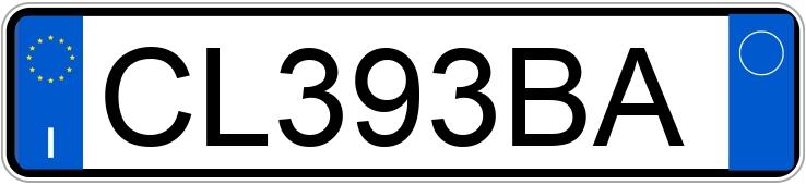 Numer rejestracyjny CL393BA posiada FIAT Punto 3a serie