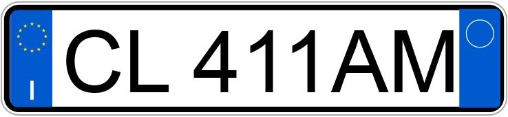 Numer rejestracyjny CL411AM posiada FIAT Idea