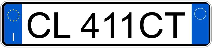 Numer rejestracyjny CL411CT posiada FIAT Panda 2a serie Numer rejestracyjny CL411CT posiada FIAT Panda 2a serie