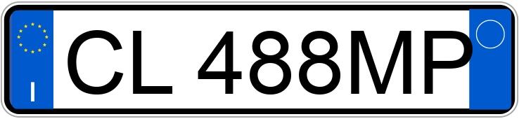 Numer rejestracyjny CL488MP posiada BMW Serie 5