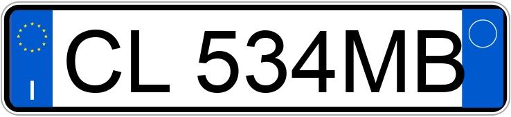 Numer rejestracyjny CL534MB posiada OPEL Corsa 3a serie Numer rejestracyjny CL534MB posiada OPEL Corsa 3a serie