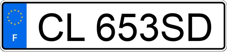 Registreringsnummeret CL653SD har FORD ESCORT