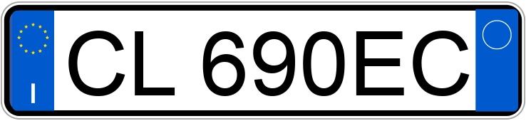 Numer rejestracyjny CL690EC posiada FIAT Seicento