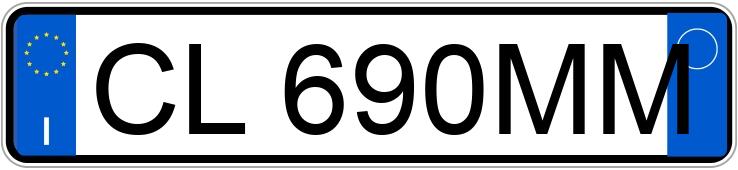 Numer rejestracyjny CL690MM posiada FIAT Seicento