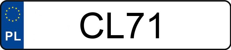 Registreringsnummeret CL 71 har TOYOTA RAV 4 2.4 MR`06 E4 Base 4x4 Aut. - CL71