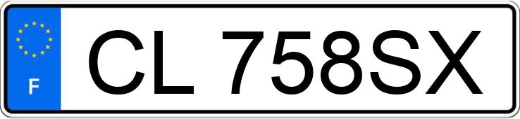 Numer rejestracyjny CL758SX posiada OPEL COMMODORE