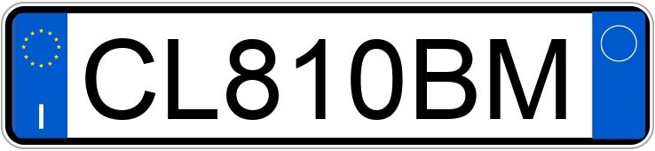 Numer rejestracyjny CL810BM posiada FIAT Panda 2a serie Numer rejestracyjny CL810BM posiada FIAT Panda 2a serie