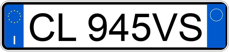 Numer rejestracyjny CL945VS posiada FIAT Seicento