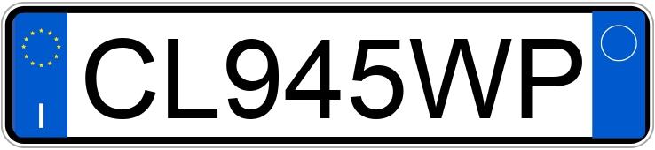 Numer rejestracyjny CL945WP posiada AUDI A3 2a serie Numer rejestracyjny CL945WP posiada AUDI A3 2a serie