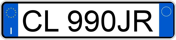 Numer rejestracyjny CL990JR posiada FIAT Panda 2a serie