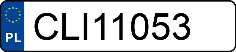 Numer rejestracyjny CLI 11053 posiada VOLKSWAGEN PASSAT - CLI11053