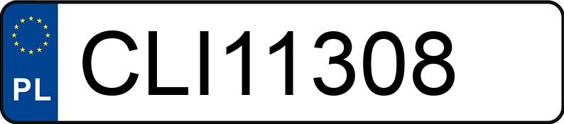Numer rejestracyjny CLI 11308 posiada PEUGEOT 5008 - CLI11308 Numer rejestracyjny CLI 11308 posiada PEUGEOT 5008 - CLI11308