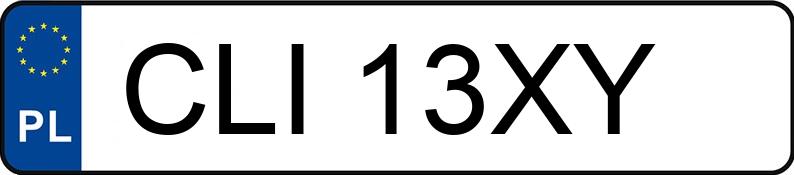 Numer rejestracyjny CLI 13XY posiada VOLKSWAGEN Golf III 1.8i Kat. MR`91 GL - CLI13XY