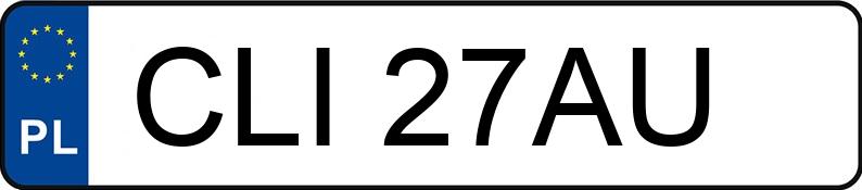Numer rejestracyjny CLI 27AU posiada VOLKSWAGEN GOLF 1.3 KAT - CLI27AU Numer rejestracyjny CLI 27AU posiada VOLKSWAGEN GOLF 1.3 KAT - CLI27AU