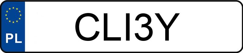Numer rejestracyjny CLI 3Y posiada WAZ LADA 2107 - CLI3Y Numer rejestracyjny CLI 3Y posiada WAZ LADA 2107 - CLI3Y