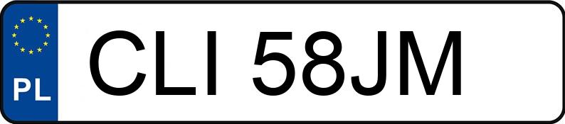 Numer rejestracyjny CLI 58JM posiada VOLKSWAGEN Polo III 1.0 Kat. MR`94 50 - CLI58JM