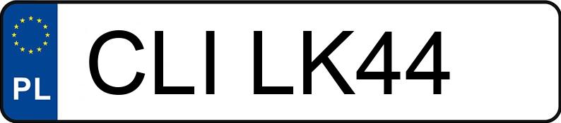 Numer rejestracyjny CLI LK44 posiada FORD Focus 1.6 MR`02 E3 FX - CLILK44