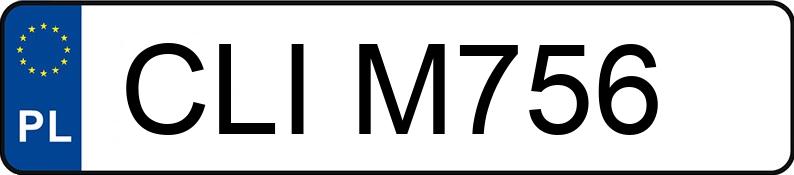 Numer rejestracyjny CLI M756 posiada OPEL Astra II 1.6 MR`98 Comfort - CLIM756 Numer rejestracyjny CLI M756 posiada OPEL Astra II 1.6 MR`98 Comfort - CLIM756