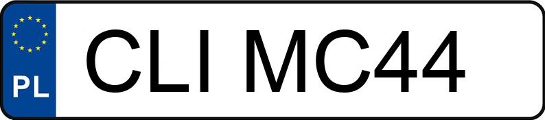 Numer rejestracyjny CLI MC44 posiada MITSUBISHI Colt 1.3 MR`04 E3 Inform - CLIMC44