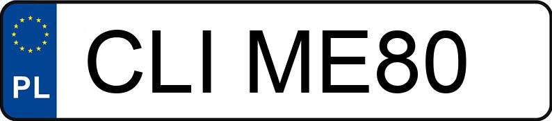 Numer rejestracyjny CLI ME80 posiada BMW 320 Diesel Kat. MR`01 E3 E46 320 Diesel Kat. MR`01 E3 E46 - CLIME80
