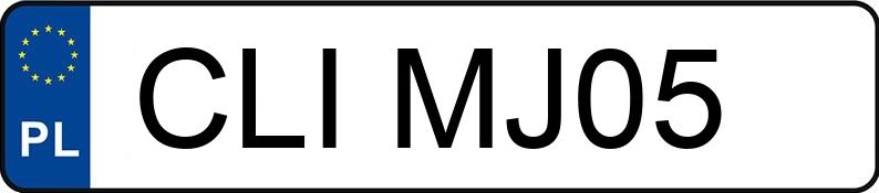 Numer rejestracyjny CLI MJ05 posiada VOLKSWAGEN GOLF - CLIMJ05