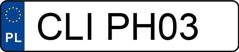Numer rejestracyjny CLI PH03 posiada VOLKSWAGEN GOLF 1.9 TDI - CLIPH03 Numer rejestracyjny CLI PH03 posiada VOLKSWAGEN GOLF 1.9 TDI - CLIPH03