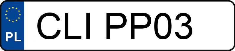 Numer rejestracyjny CLI PP03 posiada AUDI A4 - CLIPP03