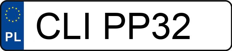 Numer rejestracyjny CLI PP32 posiada BOVA FUTURA - CLIPP32 Numer rejestracyjny CLI PP32 posiada BOVA FUTURA - CLIPP32