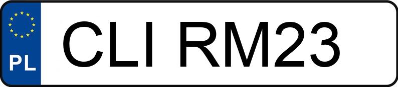 Numer rejestracyjny CLI RM23 posiada OPEL Corsa D 1.2 MR`06 E4 Cosmo - CLIRM23