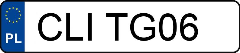 Le numéro d’enregistrement CLI TG06 a VOLVO S60 2.4 D5 MR`00 E3 S60 2.4 D5 MR`00 E3 - CLITG06