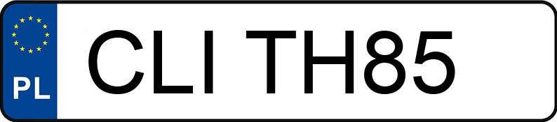Numer rejestracyjny CLI TH85 posiada AUDI A4 - CLITH85