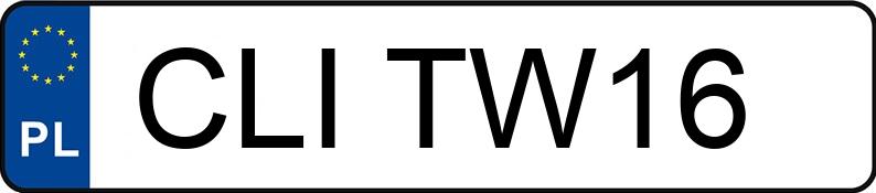 Numer rejestracyjny CLI TW16 posiada SEAT IBIZA - CLITW16 Numer rejestracyjny CLI TW16 posiada SEAT IBIZA - CLITW16