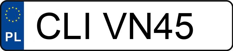 Numer rejestracyjny CLI VN45 posiada OPEL INSIGNIA - CLIVN45