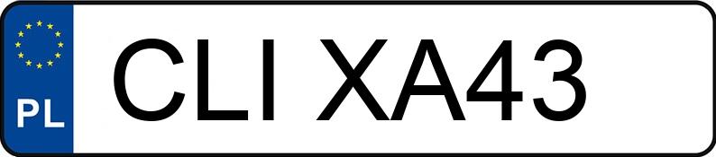 Il numero di registrazione CLI XA43 ha AUDI A3 1.9 TDi MR`06 E4 8P Ambiente - CLIXA43