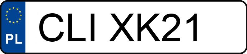 Numer rejestracyjny CLI XK21 posiada BMW 320D - CLIXK21