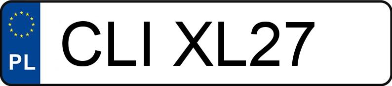 Numer rejestracyjny CLI XL27 posiada BMW 523i Kat. MR`95 E39 523i Kat. MR`95 E39 - CLIXL27 Numer rejestracyjny CLI XL27 posiada BMW 523i Kat. MR`95 E39 523i Kat. MR`95 E39 - CLIXL27