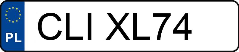 Numer rejestracyjny CLI XL74 posiada BMW 320i Kat. E36 320i Kat. E36 - CLIXL74