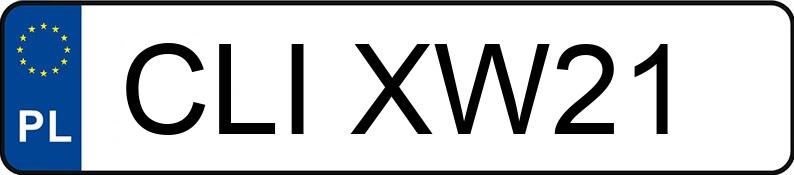 Numer rejestracyjny CLI XW21 posiada VOLKSWAGEN Passat GP 2.0 MR`00 E3 Basis - CLIXW21