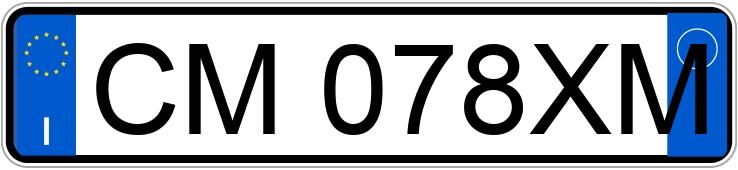 Numer rejestracyjny CM078XM posiada FORD Fusion