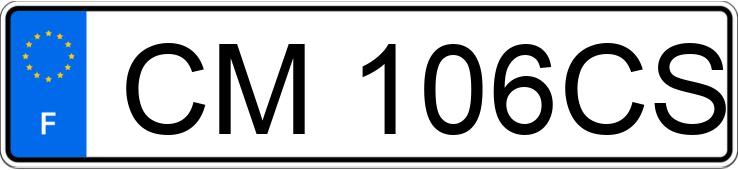 Numer rejestracyjny CM106CS posiada CITROEN C3 PICASSO