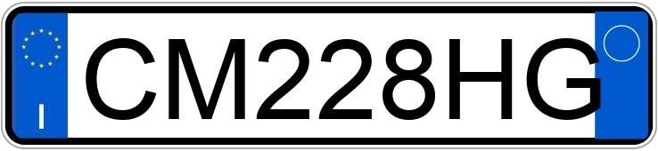 Numer rejestracyjny CM228HG posiada SMART fortwo 1a serie Numer rejestracyjny CM228HG posiada SMART fortwo 1a serie