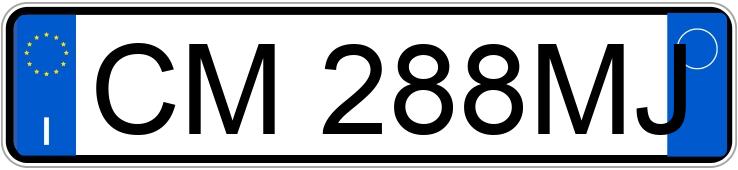 Numer rejestracyjny CM288MJ posiada OPEL Corsa 3a serie