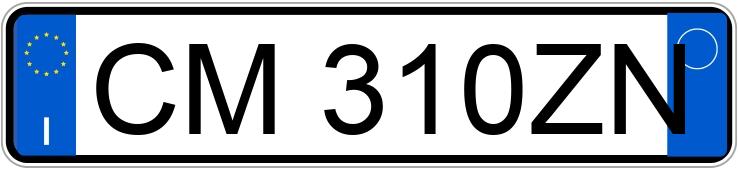 Numer rejestracyjny CM310ZN posiada MERCEDES Classe A