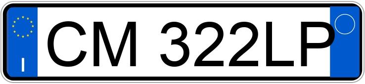 Numer rejestracyjny CM322LP posiada FORD Fiesta 5a serie