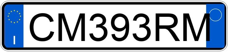 Numer rejestracyjny CM393RM posiada BMW Serie 5