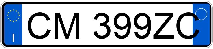 Numer rejestracyjny CM399ZC posiada BMW X3